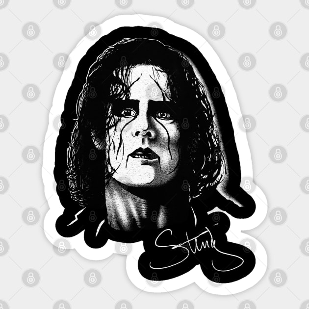 Sting - WCW Wrestling Sticker by nicklower